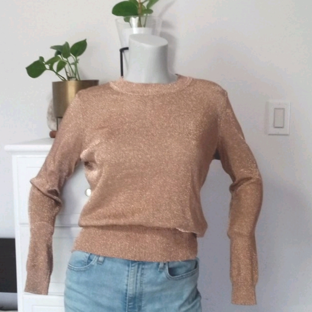 Bardot Metallic sweater